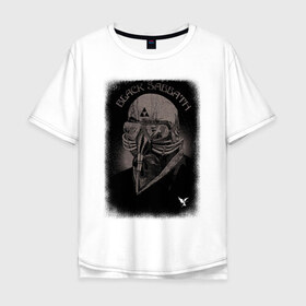 Мужская футболка хлопок Oversize с принтом Black Sabbath в Новосибирске, 100% хлопок | свободный крой, круглый ворот, “спинка” длиннее передней части | 