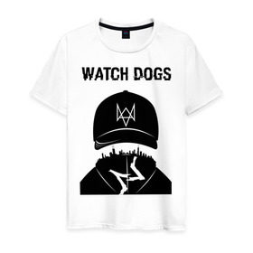 Мужская футболка хлопок с принтом You will be Hacker в Новосибирске, 100% хлопок | прямой крой, круглый вырез горловины, длина до линии бедер, слегка спущенное плечо. | hacker | watch dogs | will | you
