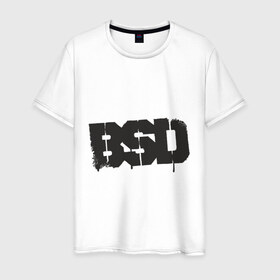 Мужская футболка хлопок с принтом BSD в Новосибирске, 100% хлопок | прямой крой, круглый вырез горловины, длина до линии бедер, слегка спущенное плечо. | bmx | bsd