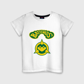 Детская футболка хлопок с принтом Боевые Жабы в Новосибирске, 100% хлопок | круглый вырез горловины, полуприлегающий силуэт, длина до линии бедер | battle | batttletoads | sega | toads | сега