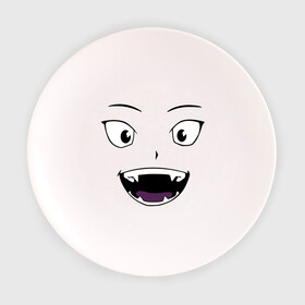 Тарелка с принтом Лицо вампира в стиле аниме в Новосибирске, фарфор | диаметр - 210 мм
диаметр для нанесения принта - 120 мм | вампир | глаза | зубы | клыки | лицо | монстр | носферату | смайл
