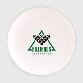 Тарелка с принтом Billiards tournament в Новосибирске, фарфор | диаметр - 210 мм
диаметр для нанесения принта - 120 мм | billiard | cue | league | pro | sports | tournament | бильярд | биток | кий | пул | турнир | шар