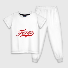 Детская пижама хлопок с принтом Fargo в Новосибирске, 100% хлопок |  брюки и футболка прямого кроя, без карманов, на брюках мягкая резинка на поясе и по низу штанин
 | fargo