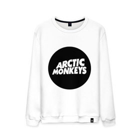 Мужской свитшот хлопок с принтом Arctic Monkeys Round в Новосибирске, 100% хлопок |  | arctic | monkeys | round | круг