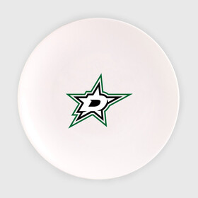 Тарелка с принтом HC Dallas Stars в Новосибирске, фарфор | диаметр - 210 мм
диаметр для нанесения принта - 120 мм | Тематика изображения на принте: club | dallas | hockey | stars | клуб | хоккей