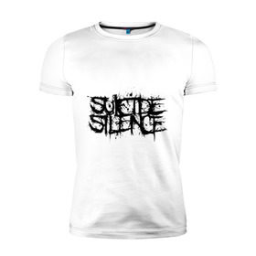 Мужская футболка премиум с принтом Suicide Silence в Новосибирске, 92% хлопок, 8% лайкра | приталенный силуэт, круглый вырез ворота, длина до линии бедра, короткий рукав | Тематика изображения на принте: suicide silence