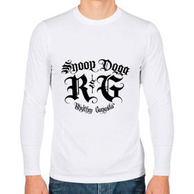 Мужской лонгслив хлопок с принтом Snoop Dogg в Новосибирске, 100% хлопок |  | rap | snoop dogg | музыка | рэп | снуп дог