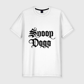 Мужская футболка премиум с принтом Snoop Dogg в Новосибирске, 92% хлопок, 8% лайкра | приталенный силуэт, круглый вырез ворота, длина до линии бедра, короткий рукав | rap | snoop dogg | музыка | рэп | снуп дог