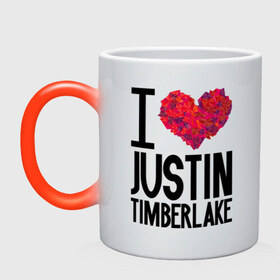 Кружка хамелеон с принтом Justin Timberlake в Новосибирске, керамика | меняет цвет при нагревании, емкость 330 мл | justin timberlake | pop | джастин тимберлейк | знаменитости | музыка | певец