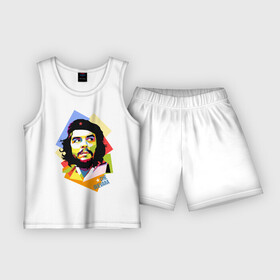 Детская пижама с шортами хлопок с принтом Che Guevara в Новосибирске,  |  | Тематика изображения на принте: че гевара