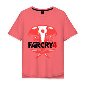 Мужская футболка хлопок Oversize с принтом Far Cry 4 (1) в Новосибирске, 100% хлопок | свободный крой, круглый ворот, “спинка” длиннее передней части | cry | far | far cry | ubisoft | край | фар | фаркрай | юбисофт