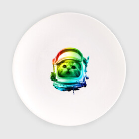 Тарелка с принтом Кот космонавт в Новосибирске, фарфор | диаметр - 210 мм
диаметр для нанесения принта - 120 мм | space | астронавт | животные | звезды | космос | кот | кошка | мордочка | шлем