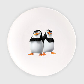Тарелка с принтом Пингвины Мадагаскара в Новосибирске, фарфор | диаметр - 210 мм
диаметр для нанесения принта - 120 мм | мадагаскар | мультик | пингвины