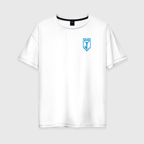 Женская футболка хлопок Oversize с принтом Ingress - сопротивление mini в Новосибирске, 100% хлопок | свободный крой, круглый ворот, спущенный рукав, длина до линии бедер
 | 