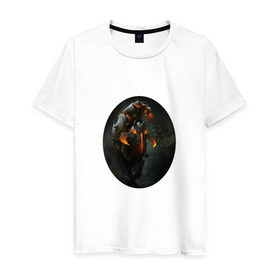 Мужская футболка хлопок с принтом Chaos Knight в Новосибирске, 100% хлопок | прямой крой, круглый вырез горловины, длина до линии бедер, слегка спущенное плечо. | chaos knightchaos knight | dota