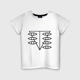 Детская футболка хлопок с принтом Евангелион в Новосибирске, 100% хлопок | круглый вырез горловины, полуприлегающий силуэт, длина до линии бедер | Тематика изображения на принте: аниме | евангелион