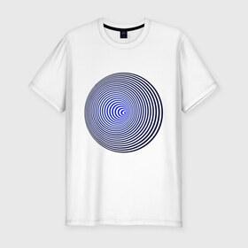 Мужская футболка премиум с принтом Вмятина в Новосибирске, 92% хлопок, 8% лайкра | приталенный силуэт, круглый вырез ворота, длина до линии бедра, короткий рукав | вмятина | восприятие | иллюзии | мозг | обман зрения | оптическая | цвет