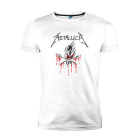 Мужская футболка премиум с принтом Metallica - Scary Guy в Новосибирске, 92% хлопок, 8% лайкра | приталенный силуэт, круглый вырез ворота, длина до линии бедра, короткий рукав | металлика