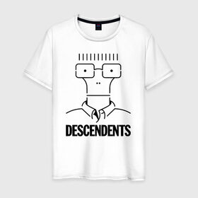 Мужская футболка хлопок с принтом Descendents в Новосибирске, 100% хлопок | прямой крой, круглый вырез горловины, длина до линии бедер, слегка спущенное плечо. | Тематика изображения на принте: descendents | hardcore | punk