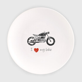 Тарелка с принтом Люблю свой байк в Новосибирске, фарфор | диаметр - 210 мм
диаметр для нанесения принта - 120 мм | love | байк | байкер | люблю | мотоцикл | мотоциклист | сердце