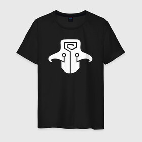 Мужская футболка хлопок с принтом Juggernaut в Новосибирске, 100% хлопок | прямой крой, круглый вырез горловины, длина до линии бедер, слегка спущенное плечо. | juggernautjuggernaut джагер джагернаут дота dota