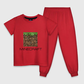 Детская пижама хлопок с принтом Minecraft в Новосибирске, 100% хлопок |  брюки и футболка прямого кроя, без карманов, на брюках мягкая резинка на поясе и по низу штанин
 | 