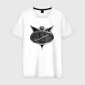 Мужская футболка хлопок с принтом Comablack в Новосибирске, 100% хлопок | прямой крой, круглый вырез горловины, длина до линии бедер, слегка спущенное плечо. | rok | scorpions | скорпионс | скорпы