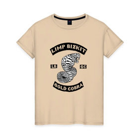 Женская футболка хлопок с принтом Limp Bizkit в Новосибирске, 100% хлопок | прямой крой, круглый вырез горловины, длина до линии бедер, слегка спущенное плечо | limp bizkit | rock | лимп бизкит | рок | уэс борланд | фред дерст