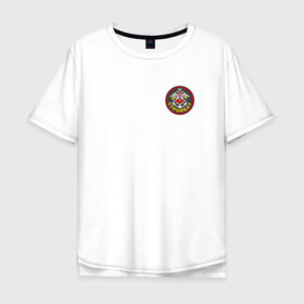 Мужская футболка хлопок Oversize с принтом Стройбат в Новосибирске, 100% хлопок | свободный крой, круглый ворот, “спинка” длиннее передней части | армия | молоток | служба | солдаты