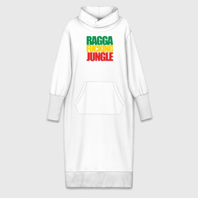 Платье удлиненное хлопок с принтом Ragga Fucking Jungle в Новосибирске,  |  | Тематика изображения на принте: jungle | днб | рагга | рагга джангл (ragga jungle)  джангл с более выраженным влиянием ямайской музыкальной культуры.ragga jungle