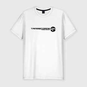 Мужская футболка премиум с принтом TAMRECORDS в Новосибирске, 92% хлопок, 8% лайкра | приталенный силуэт, круглый вырез ворота, длина до линии бедра, короткий рукав | dnb | neurofunk | tamrecords | нейропанк