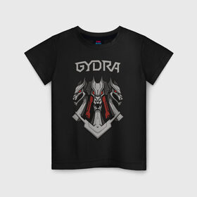 Детская футболка хлопок с принтом Gydra в Новосибирске, 100% хлопок | круглый вырез горловины, полуприлегающий силуэт, длина до линии бедер | bes | neurofunk | neuropunk | tamrecords