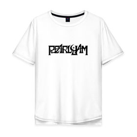 Мужская футболка хлопок Oversize с принтом Pearl Jam в Новосибирске, 100% хлопок | свободный крой, круглый ворот, “спинка” длиннее передней части | grunge | pearl jampearl jam | rock | грандж | рок