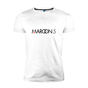 Мужская футболка премиум с принтом Maroon 5 в Новосибирске, 92% хлопок, 8% лайкра | приталенный силуэт, круглый вырез ворота, длина до линии бедра, короткий рукав | Тематика изображения на принте: 
