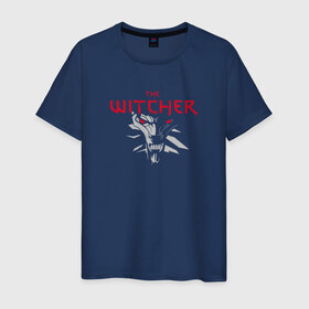 Мужская футболка хлопок с принтом The Witcher 3 в Новосибирске, 100% хлопок | прямой крой, круглый вырез горловины, длина до линии бедер, слегка спущенное плечо. | the witcher | the witcher 3 | компьютерные игры