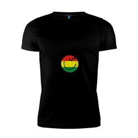 Мужская футболка премиум с принтом Jamaica в Новосибирске, 92% хлопок, 8% лайкра | приталенный силуэт, круглый вырез ворота, длина до линии бедра, короткий рукав | Тематика изображения на принте: bob marley | jamaica | no problem | reggae | растаман | регги