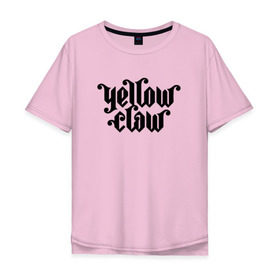 Мужская футболка хлопок Oversize с принтом Yellow Claw в Новосибирске, 100% хлопок | свободный крой, круглый ворот, “спинка” длиннее передней части | Тематика изображения на принте: trap | trap music | yellow claw | трэп
