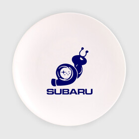 Тарелка 3D с принтом Subaru в Новосибирске, фарфор | диаметр - 210 мм
диаметр для нанесения принта - 120 мм | Тематика изображения на принте: subaru | авто | субарик | субару | турбина | улитка