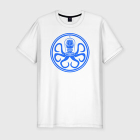 Мужская футболка премиум с принтом Ригель 7 в Новосибирске, 92% хлопок, 8% лайкра | приталенный силуэт, круглый вырез ворота, длина до линии бедра, короткий рукав | ригель 7 симпсоны simpsons пришелец