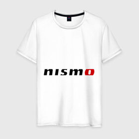 Мужская футболка хлопок с принтом Nismo в Новосибирске, 100% хлопок | прямой крой, круглый вырез горловины, длина до линии бедер, слегка спущенное плечо. | nismo | nissan | авто | лого | низмо | нисан