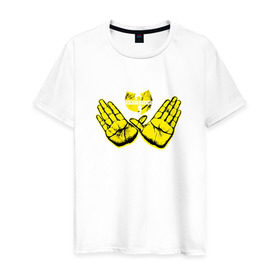 Мужская футболка хлопок с принтом Wu tang clan в Новосибирске, 100% хлопок | прямой крой, круглый вырез горловины, длина до линии бедер, слегка спущенное плечо. | clan | hip hop | rza | wu tang | wutang | ву танг | вутанг | рэп