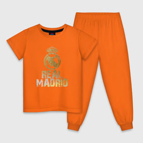 Детская пижама хлопок с принтом Real Madrid в Новосибирске, 100% хлопок |  брюки и футболка прямого кроя, без карманов, на брюках мягкая резинка на поясе и по низу штанин
 | real madrid | реал мадрид | спорт | футбол