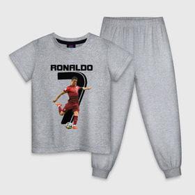 Детская пижама хлопок с принтом Ronaldo в Новосибирске, 100% хлопок |  брюки и футболка прямого кроя, без карманов, на брюках мягкая резинка на поясе и по низу штанин
 | Тематика изображения на принте: роналдо