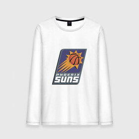 Мужской лонгслив хлопок с принтом NBA Phoenix Suns в Новосибирске, 100% хлопок |  | Тематика изображения на принте: 