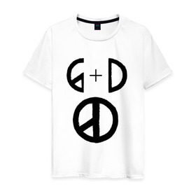 Мужская футболка хлопок с принтом G Dragon в Новосибирске, 100% хлопок | прямой крой, круглый вырез горловины, длина до линии бедер, слегка спущенное плечо. | big bang | g dragon | k pop | биг бенг | кей поп | корея