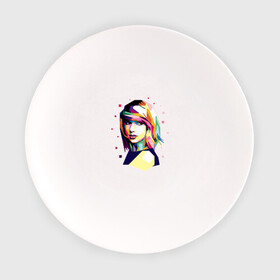 Тарелка с принтом Taylor Swift в Новосибирске, фарфор | диаметр - 210 мм
диаметр для нанесения принта - 120 мм | taylor swift | музыка | тэйлор свифт
