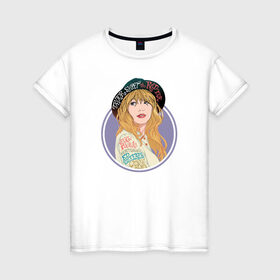Женская футболка хлопок с принтом Тейлор Свифт ред тур в Новосибирске, 100% хлопок | прямой крой, круглый вырез горловины, длина до линии бедер, слегка спущенное плечо | taylor swift | музыка | тэйлор свифт
