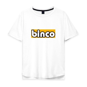 Мужская футболка хлопок Oversize с принтом Binco в Новосибирске, 100% хлопок | свободный крой, круглый ворот, “спинка” длиннее передней части | binco | gta | gta 5 | gta v | san andreas | гта | игры