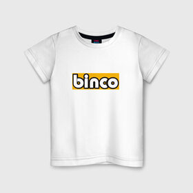 Детская футболка хлопок с принтом Binco в Новосибирске, 100% хлопок | круглый вырез горловины, полуприлегающий силуэт, длина до линии бедер | binco | gta | gta 5 | gta v | san andreas | гта | игры