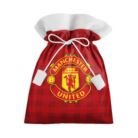Подарочный 3D мешок с принтом Manchester united в Новосибирске, 100% полиэстер | Размер: 29*39 см | manchester united | манчестер юнайтед | спорт | фк | футбол